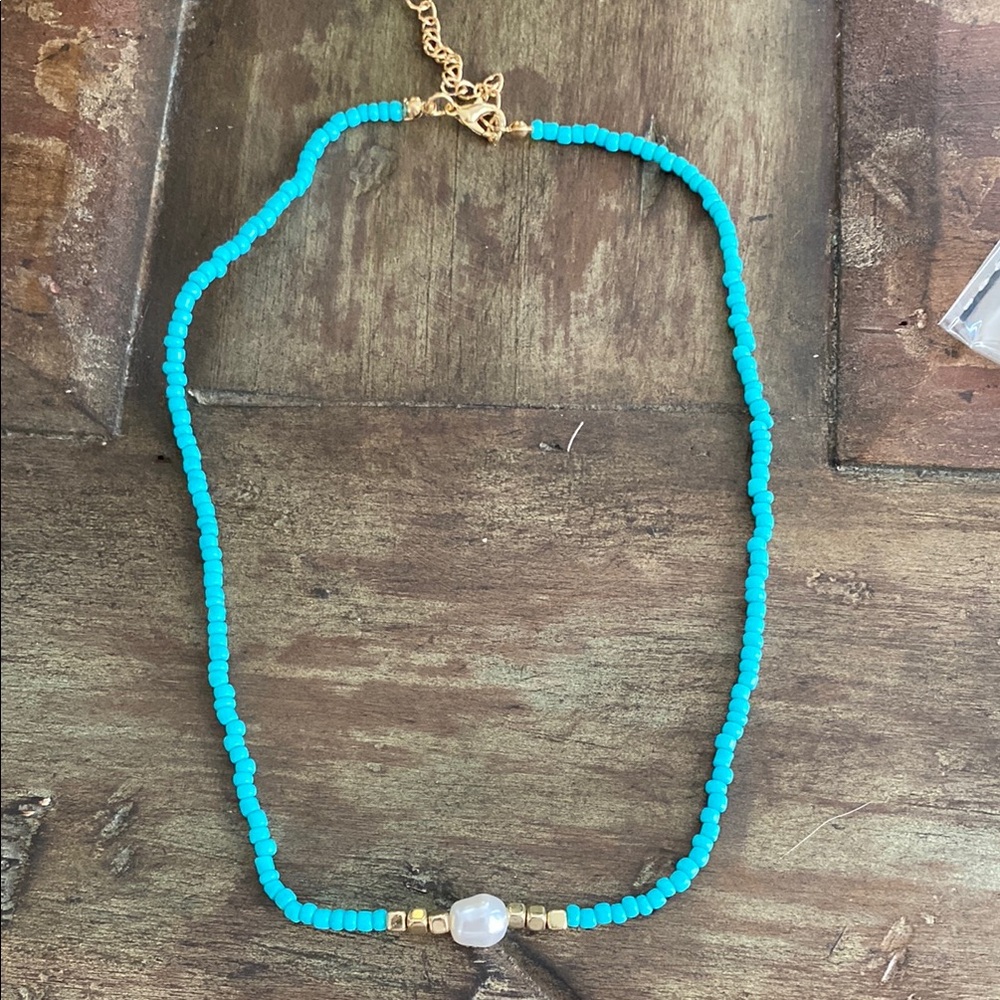Turquoise Beaded Necklace